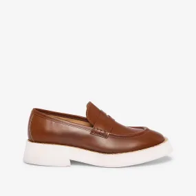 Women's calf leather loafer