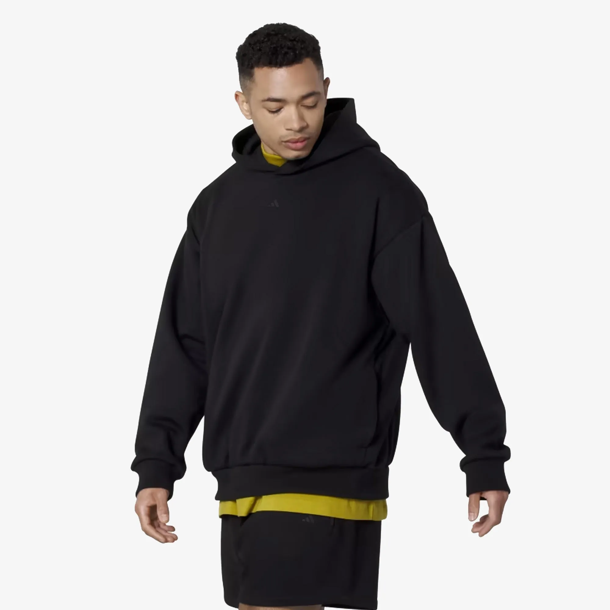 Adidas Originals | ONE BASKETBALL FLEECE HOODIE  { BLACK