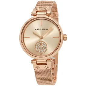 Anne Klein Swarovski Crystals Ladies Watch 3000RGRG