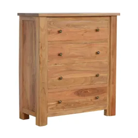 Boston 4 Drawers Mango Wood Chest of Drawers