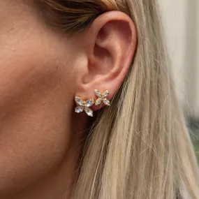 Caroline Svedbom Crystal Star Earrings