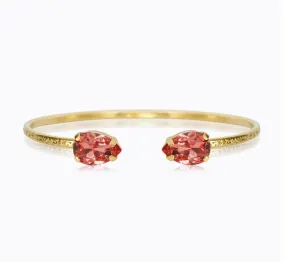 Caroline Svedbom Petite Drop Bracelet Gold Rose Peach