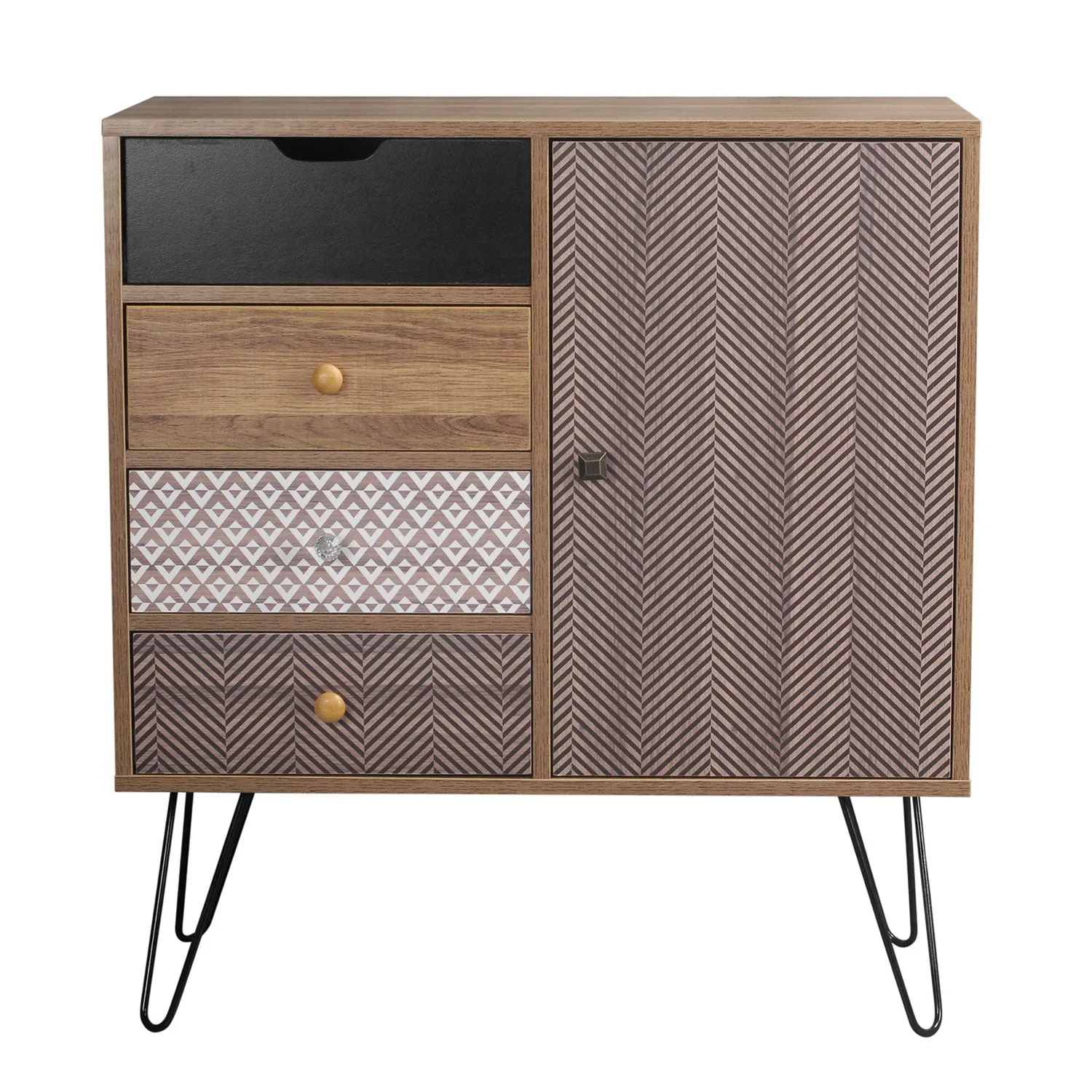 Casablanca Small 4 Drawers Wooden Sideboard