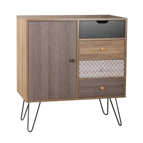 Casablanca Small 4 Drawers Wooden Sideboard