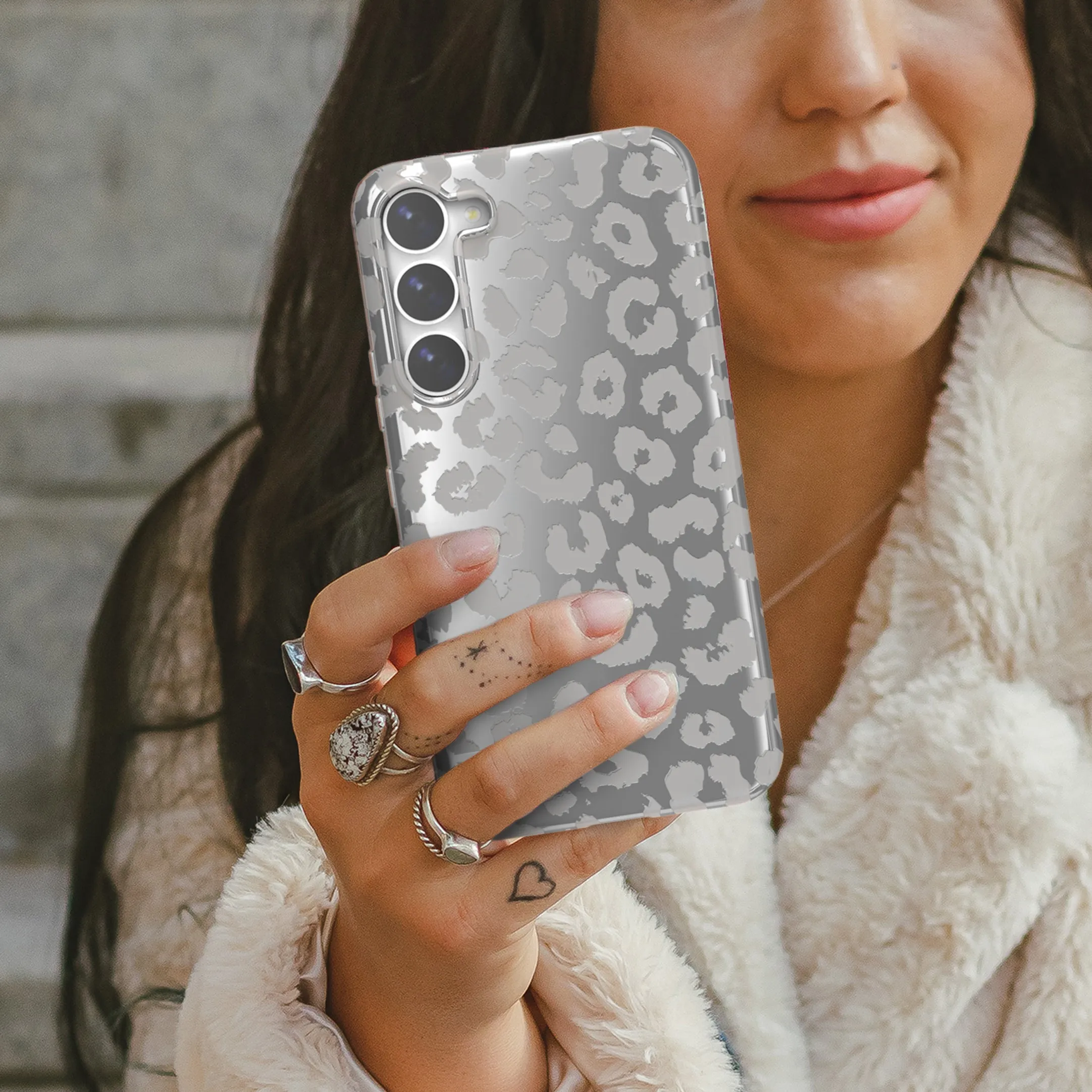 Chrome Leopard Samsung Case