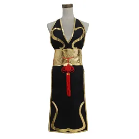 Chun-Li Cosplay Costume Cheongsam Dress Halloween Carnival Disguise Suit