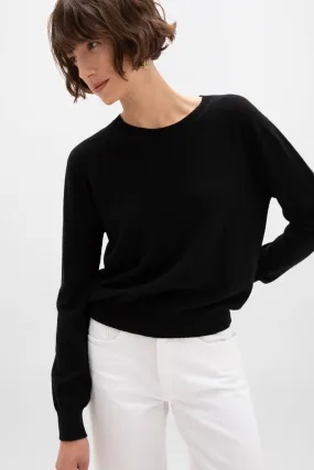 Cropped Cashmere Round Neck