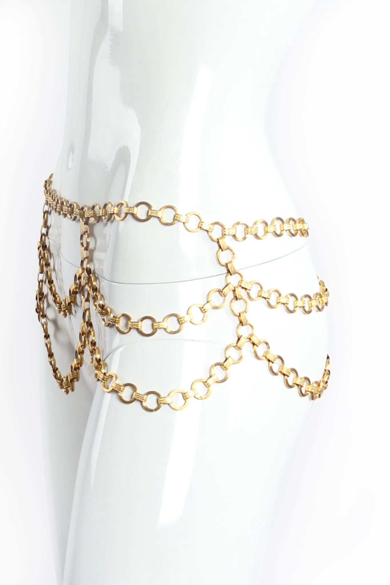 Double Draped Chain Belt