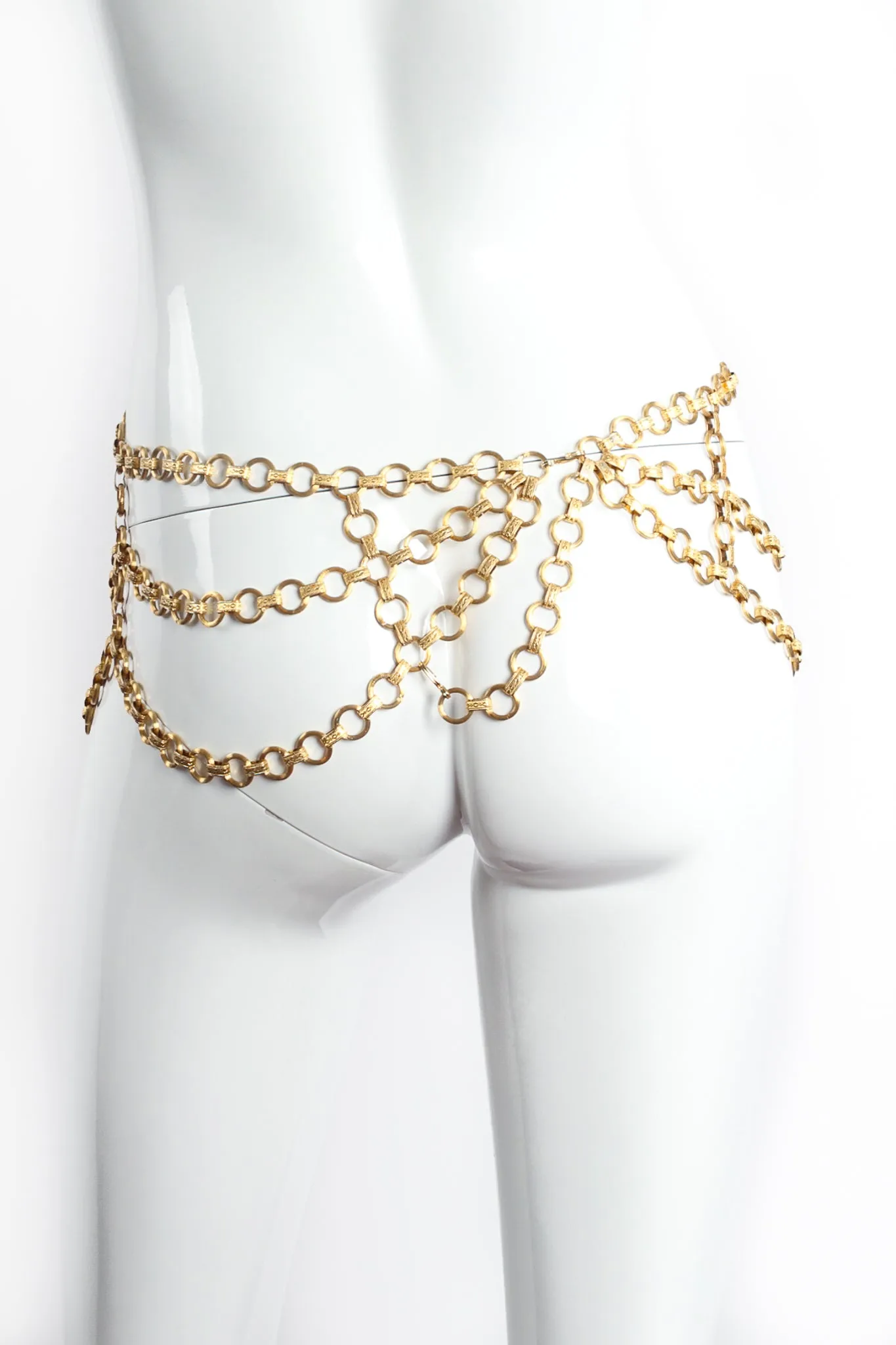 Double Draped Chain Belt