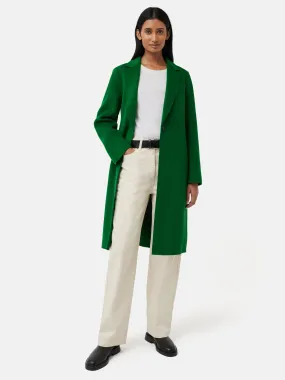 Double Face Wool Coat | Green