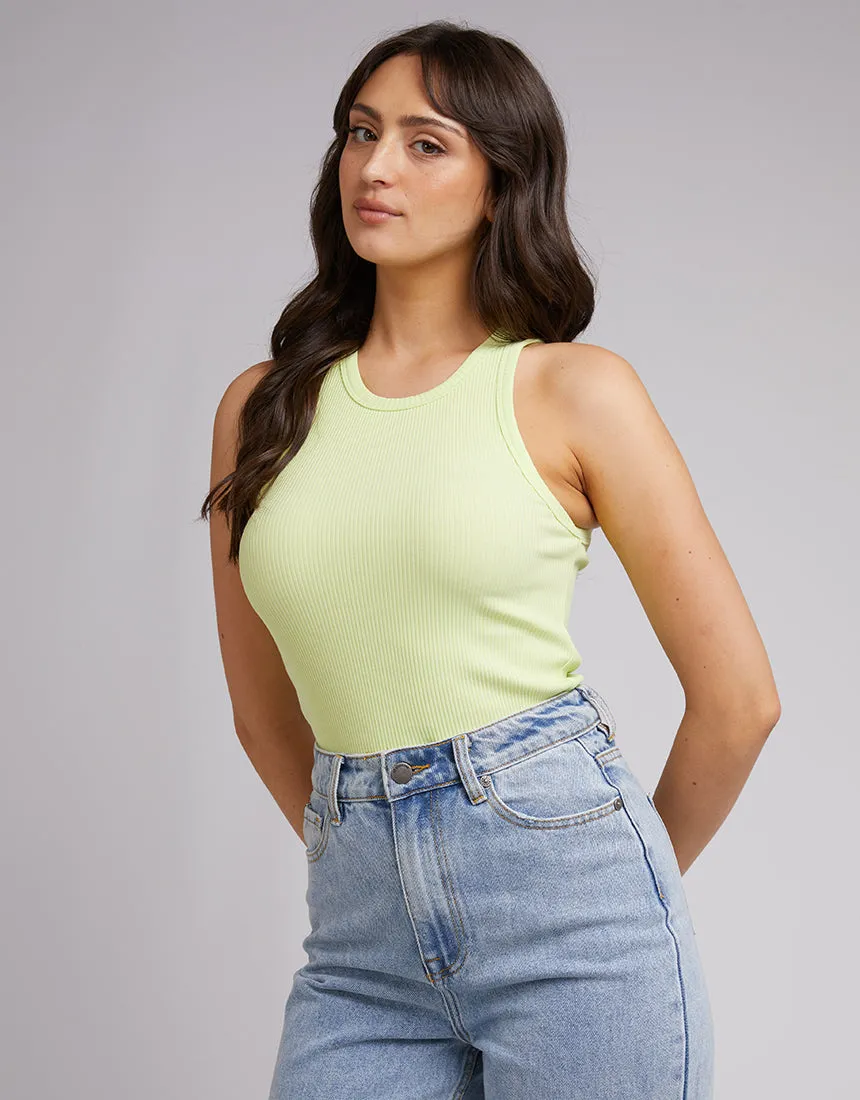 Eve Rib Baby Tank Green