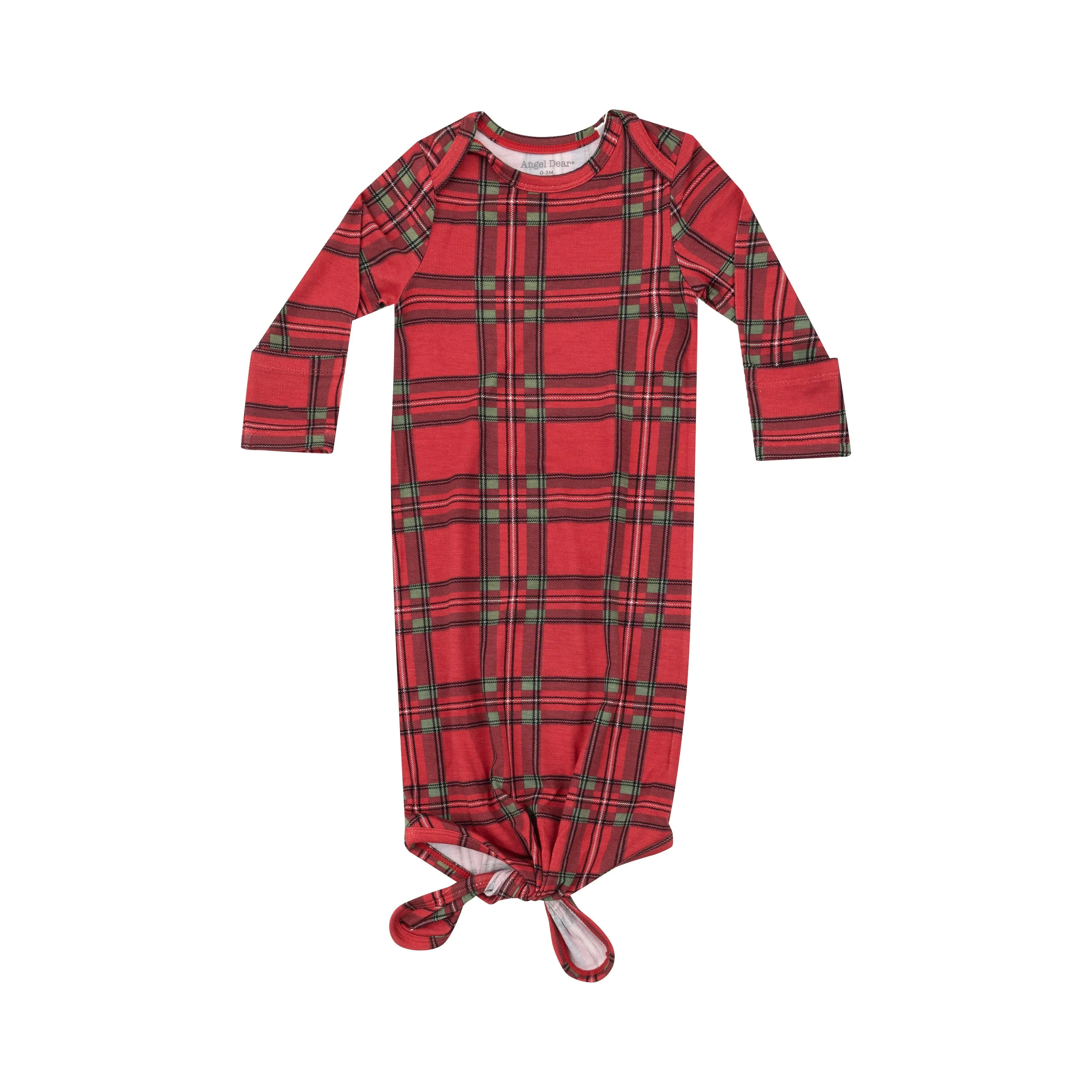 Knotted Gown | Vintage Holiday Plaid