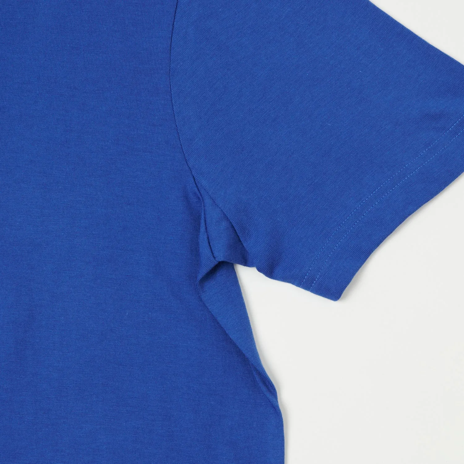 Merz b. Schwanen 1950s Crew Neck Tee - Vintage Blue