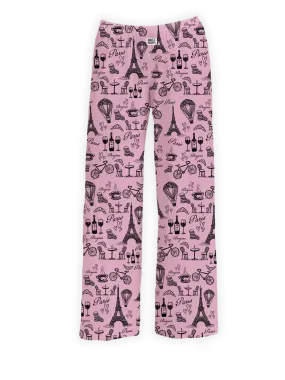 Pink Paris Lounge Pants