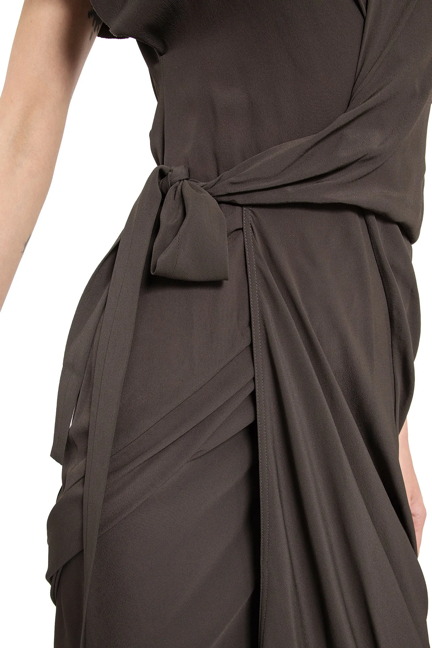 RICK OWENS WOMAN GREY DRESSES