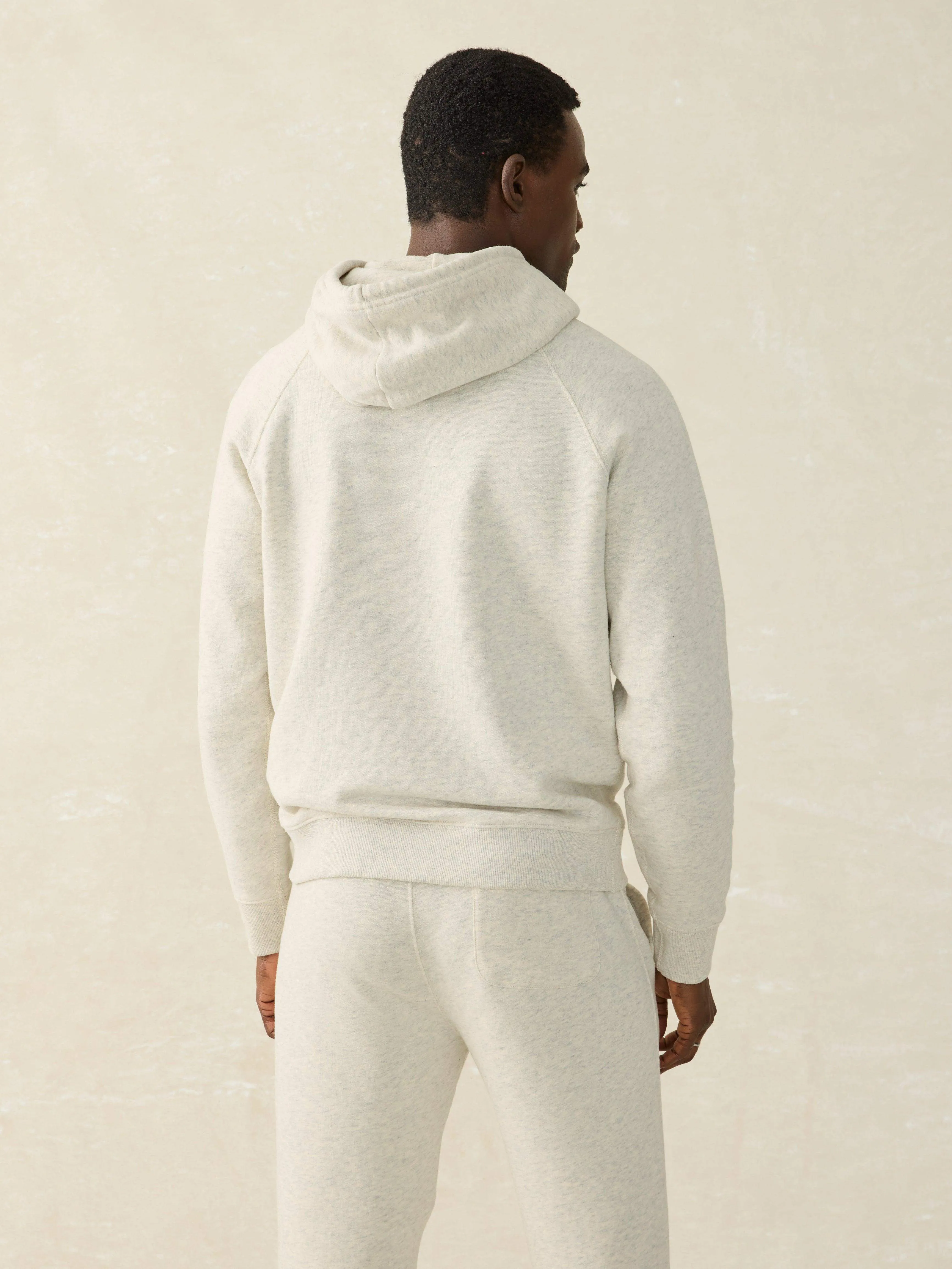 Saucony Fleece Hoodie - Antique Ivory Heather