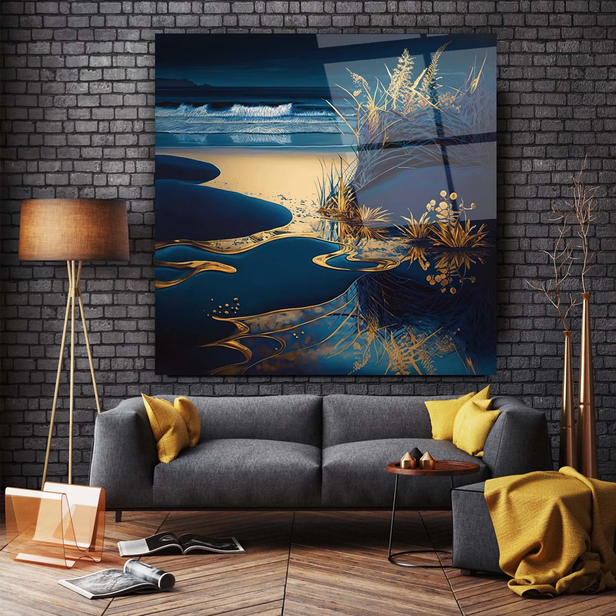 Seascape Glass Wall Art