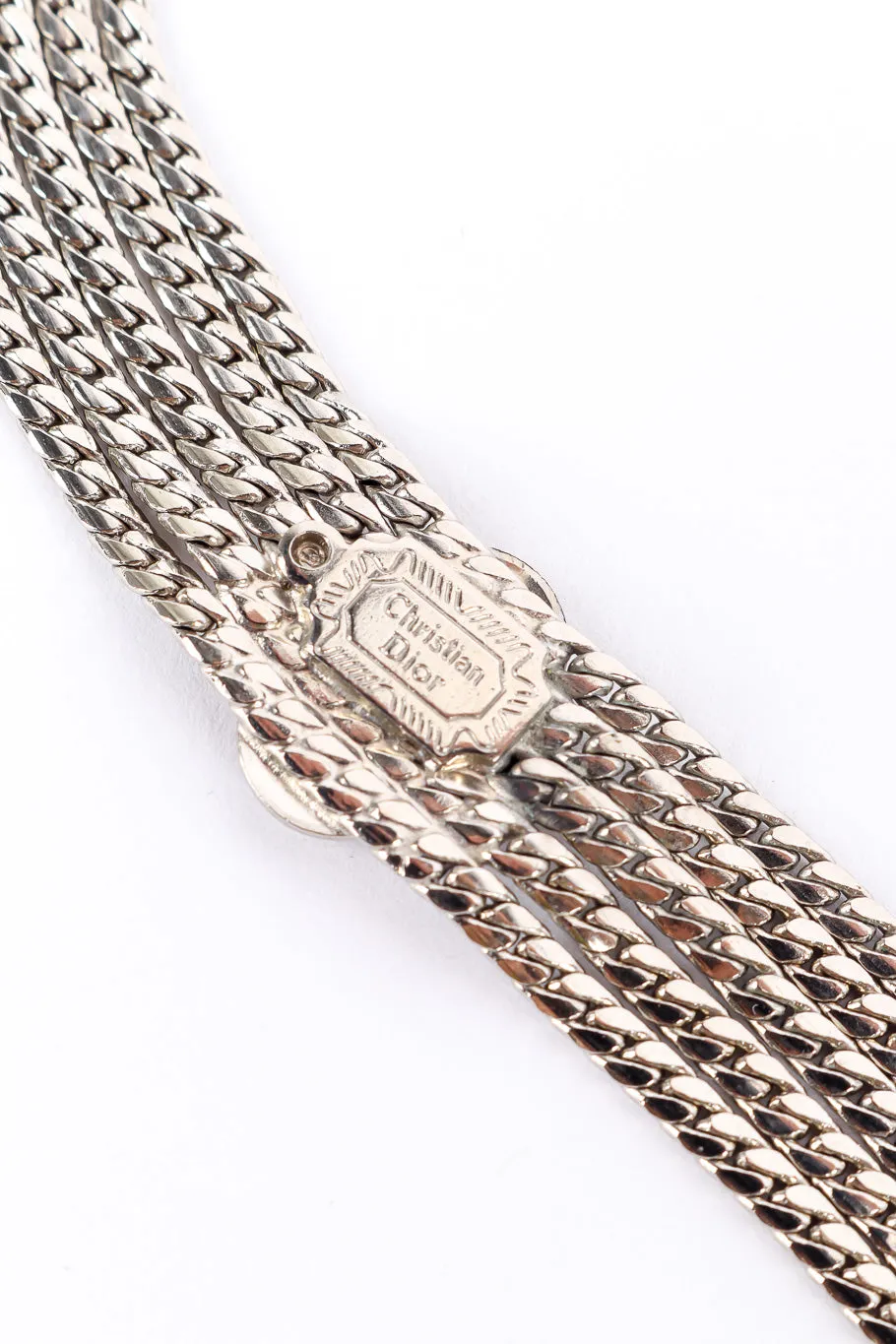 Silver Draped Waist Chain Belt