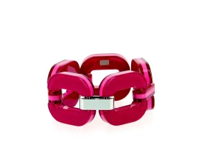 Xavier Derome Large Pink Bi Colour Bracelet